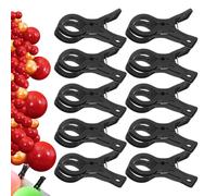Backdrop Clips - 10-Piece Strong Grip Clamps for Balloon Arch Setup, Crafting Projects with Secure Hold, Photo Backdrop Accessories for Wedding Birthday Parties, 3.54x1 inch