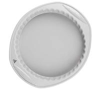 Backefix 23 cm stampi per torte frutta in silicone | Come teglia per crostate e quiche | Antiaderente senza ingrassare, flessibile | Collaudato, sano, senza BPA, adatto per alimenti | Grigio