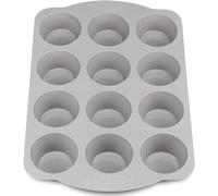 Backefix Comfort Stampo per muffin in silicone 75 x 55 cm XXL 4 cm di altezza antiaderente in silicone secondo gli standard tedeschi senza bisfenolo A (BPA) lavabile in lavastoviglie 12 pezzi