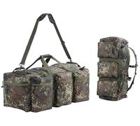 Backferry Borsa da viaggio militare grande borsa da viaggio stile militare borsa tattica e attrezzatura sportiva con stile militare/militare zaino uomo spallacci 100L, Mimetico mimetico, Rucksack