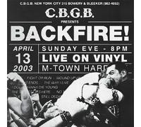Backfire Live at CBGB's (CD) Album
