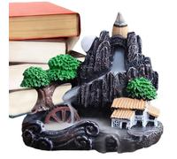 Backflow Incense Burner | Fountain Incense Burn Holder | Aromatherapy Ornament Spiritual Decor For Home Office Meditation Yoga Room Temple