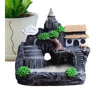 Backflow Incense Burner | Fountain Incense Burn Holder | Aromatherapy Ornament Spiritual Decor For Home Office Meditation Yoga Room Temple