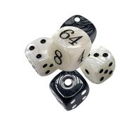 Backgammon Dice a raddoppio - Cubo del torneo portatile, set di dadi eleganti | Strumento di gioco numerico traslucido, blocco punteggio multiuso, attrezzatura da tavolo colorata per atti