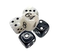 Backgammon Dice Set - Acrylic 2x2.2cm | Tabletop Family Board Game Dice Combo | Doubling Dicë For Friend Gatherings Parties Traveling Camping And Take Your Game To The Next Grade.