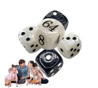 Backgammon Game - Classic Acrylic Dice Set | Multiplier & Doubling Cube