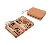 Backgammon Leros - Viaggio - Similpelle - Magnetico - Con Maniglia di Trasporto