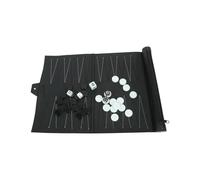 Backgammon - Set da tavolo in pelle PU | design di backgammon portatile, supporto a scacchi durevole, per casa, picnic, vacanze,