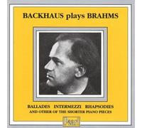 Backhaus - Backhaus Plays Brahms [Import]