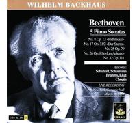 BACKHAUS, WILHELM - 5 PIANO SONATAS