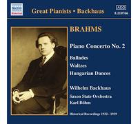 Audio Cd Johannes Brahms - Piano Concerto No. 2, Waltzes, Hungarian Dances