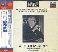 BACKHAUS WILHELM (piano) - Momento musicale D 780 n.1 > n.6 op 94 Waldszenen op 82 (Scene della foresta) (1848 49)