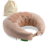 BACKLAxx ® Cuscino per digitopressione, utilizzabile su entrambi i lati, misto lino di alta qualità, materiali sostenibili, 27 x 27 cm, imbottitura di grano saraceno