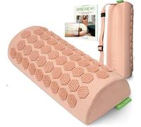BACKLAXX® Rullo Cervicale Agopressione 2592 Punte, Cuscino Agopressione | Cuscino agopressione & rullo cervicale 40x15x10 cm con fodera & fascetta, mezzo lino & caucciù, collo & spalle