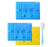 Backlaxx, tappetino per agopressione, tappetino per agopressione, tappetino per massaggio ai piedi, tappetino pieghevole per agopressione, tappetino per terapia riflessologica, dispositivo rilassante