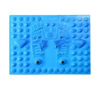 Backlaxx, tappetino per agopressione, tappetino per agopressione, tappetino per massaggio ai piedi, tappetino pieghevole per agopressione, tavola terapeutica, dispositivo rilassante e benessere