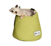 backlight Custodia per petauro dello Zucchero - Letto Scoiattolo per Gabbia,Amaca per Piccoli Animali Cotone per Dormire Capanna di Peluche Nascondiglio Caverna Appendere Gabbia Giocattolo