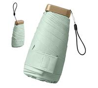 backlight Ombrellone UV - Mini ombrellone da viaggio per la borsa, ombrello antivento con doppio uso, ombrello portatile, ombrello tascabile, compatto