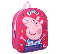 Zaino PEPPA PIG Fucsia 3D 32x26x11cm Scuola Asilo Sport
