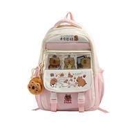 Backpack A Tema A Tema Capybara Elegante E Funzionale Bag Della Scuola Nylon Pratica Borse Per Libro Casual Per La Scuola O Lavorare Quotidianamente La Borsa Del Libro