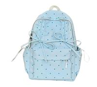 Backpack Casual Del Cuore Bowknot Alla Per Adolescenti Ragazze Della Scuola Da Giorno Con Zaino Per Ragazze Tascabili Principali Con Bowknot