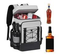 Backpack Cooler - Insulated Waterproof Bag, Portable Soft Ice Box Tote, Leakproof Thermal Food Storage Pack, Lightweight Carry Design | Lunch Travel Camping Picnic Beach Hiking Use For Fresh And Drink