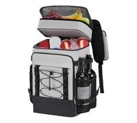 Backpack Cooler, Large Capacity Ice Chest Bag, Reusable Soft Cooler Tote, With Insulated and Leakproof Design, for Camping, Travel, Hiking, Beach, Picnic, School, Lunch, Work, Outdoor Use