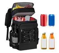 Backpack Cooler, Large Capacity Ice Chest Bag, Reusable Soft Cooler Tote, With Insulated and Leakproof Design, for Camping, Travel, Hiking, Beach, Picnic, School, Lunch, Work, Outdoor Use