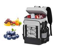 Backpack Cooler, portatile Ice Chest, 15,75 x 11,02 x 8,66 pollici Large Capacity Reusable Soft Ice Box Tote Cooling Bag for Camping, Travel, Hiking, Beach, Picnic, School, Lunch, Work, Outdoor