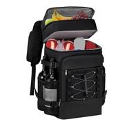 Backpack Cooler, Reusable Portable Soft Ice Box, Large Capacity Portable Ice Chest Backpack, Tote Cooling Bag for Camping Travel Hiking Beach Picnic School Lunch Work Outdoor