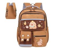 Backpack dei cartoni animati Capybara, zaino da cartone animato per bambini,Studenti della scuola Capybara Animal Backpack | Pouch da stampa alla moda impermeabile grande capacità per l'asilo, gita di