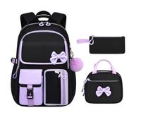 Backpack For Girls | With Lunchbox 3 Piece Adjustable Cute Large Capacity