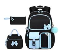 Backpack For Girls | With Lunchbox 3 Piece Adjustable Cute Large Capacity