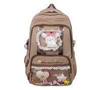 Backpack for Kids School Bag Women Men ia Bag High-capacity Nylon Backpack Lightweight Shoulder Bookbag Multi-Layer for College Student, Lightweight Casual Daypack