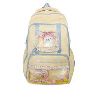 Backpack for Kids School Bag Women Men ia Bag High-capacity Nylon Backpack Lightweight Shoulder Bookbag Multi-Layer for College Student, Lightweight Casual Daypack