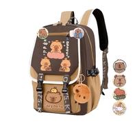 Backpack Laptop Adorabili Capybaras Per Lavoro Scolastico Lavoro Da Daypack Casual Borse Viaggio Per Sacchetti Viaggio Capybara Backpack Capybara