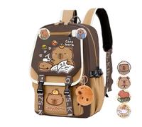 Backpack Laptop Adorabili Capybaras Per Lavoro Scolastico Lavoro Da Daypack Casual Borse Viaggio Per Sacchetti Viaggio Capybara Backpack Capybara