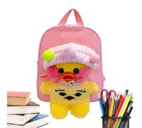 Backpack per lo zaino per bambini, zaino per bambini con peluche rimovibile - Zaino con cartoni animati con staccabile,BASSA SCUCAGGIO CINETTO PER RAGAZZO RAGAZZA