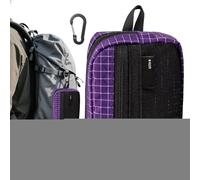 Backpack Pouch - Waterproof Zipper Partitioned Storage | Strap Pouch Compact Travel Bag - for Coin Cash Card Earphone Tool Camping Hiking Climbing Hunting Outdoor Men Women