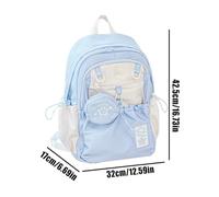 Backpack Purse - Large School Backpack | Rucksack Book Pack | Girls Travel Backpacks | Ladies Backpacks Waterproof | Stylish Schoolbag Daily Bookbag for Teen Youth Adult Family Kids Students Casual