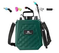 Backpack Sprayer, Lawn Garden Dispenser, Rechargeable Watering Tool, 33.5 Inches with Adjustable Nozzle and Comfortable Straps, Ideal for Plant Care in Farms Yards Agriculture Outdoor Maintenance