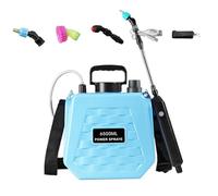 Backpack Sprayer, Lawn Garden Dispenser, Rechargeable Watering Tool, 33.5 Inches with Adjustable Nozzle and Comfortable Straps, Ideal for Plant Care in Farms Yards Agriculture Outdoor Maintenance