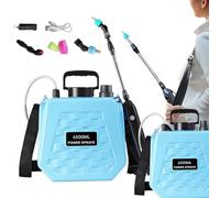 Backpack Sprayer, Lawn Garden Sprayer, 33.5 Inches Rechargeable Watering Equipment, Portable Plant Care Tool for Agriculture Yard Backyard Farm Outdoor and Efficient Crop Maintenance
