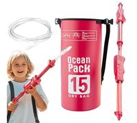 Backpack Water Soaker, Grande Water Spraying Backpack Toy, 15,75 x 5,51 in Interactive Bathing Play, Hot Weather Pool Game, Multiple Player Fun, Ideal for Souls and Daughters