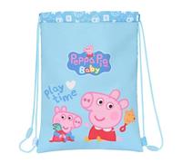 Backpack With Strings Peppa Pig Baby (26 X 34 X 1 Cm) NUOVO
