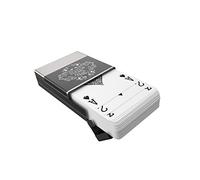 Backpacker Playing Cards, Carte da gioco in plastica in scatola di alluminio, con regole di gioco