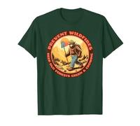 Backpacker Smokey Bear Keep Forests Green & Growing Hiking Maglietta