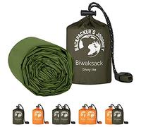 Backpacker's Journey Borsa da bivacco ultra leggera e impermeabile, ideale per campeggio, escursionismo e avventura (confezione da 2)
