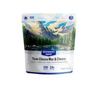 Backpacker's Pantry Three Cheese Mac & Cheese - Alimento liofilizzato per zaino in spalla e campeggio - Cibo di emergenza - 24 grammi di proteine, vegetariano, 1 conteggio