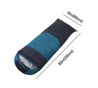 Backpacking Sleeping Bag - Lightweight Comfortable Water Resistant Ideal for Hiking Camping Outdoor Adventures Outdoor (Color : B Size : 2.3KG) (C 2.0KG)